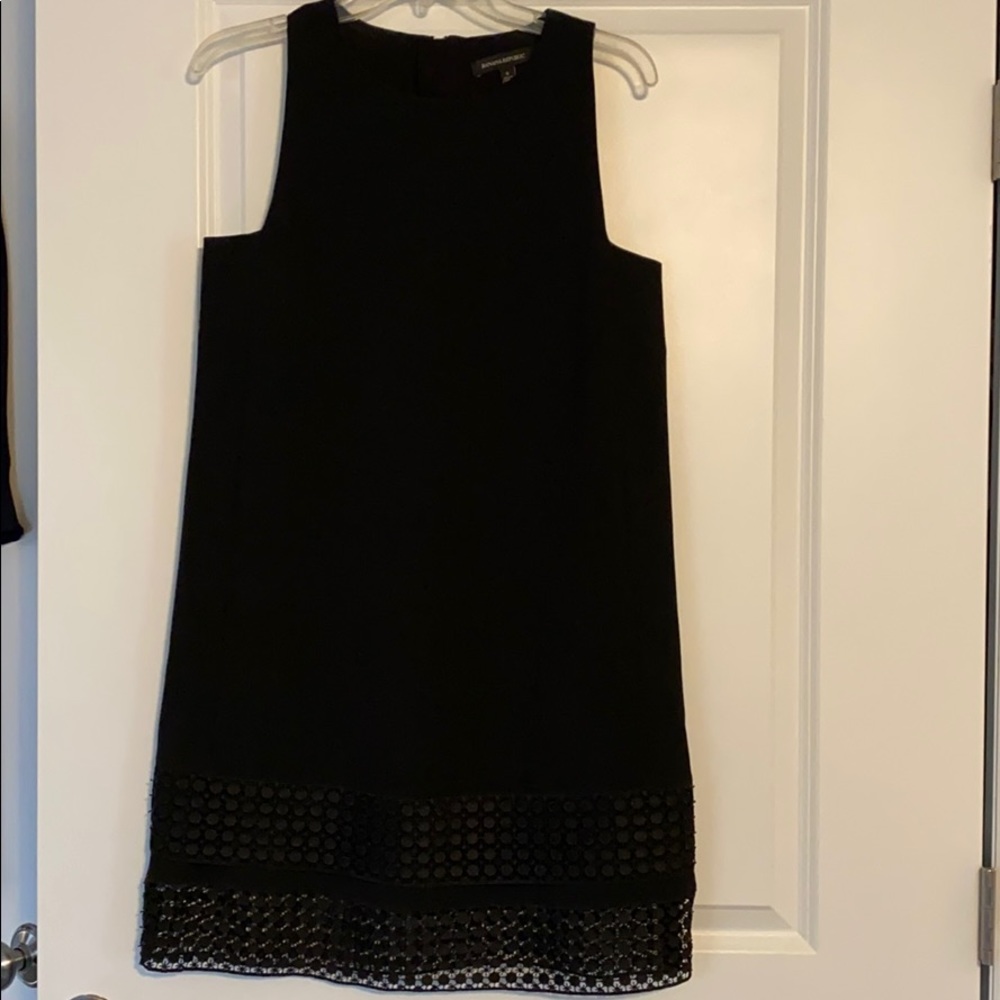 Banana Republic Black Dress with Lace Detail